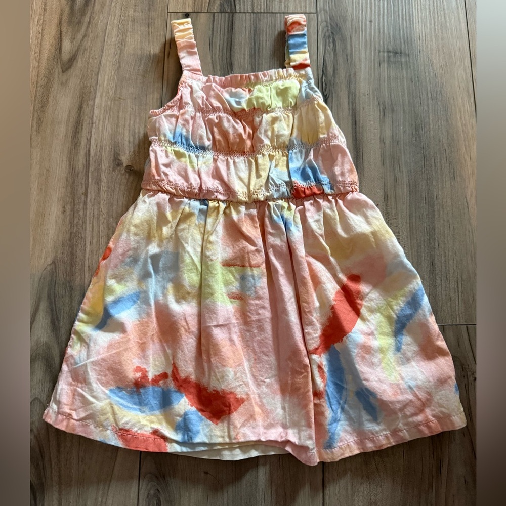 Carter’s Colorful Tie Dye Sleeveless Dress Size 2T